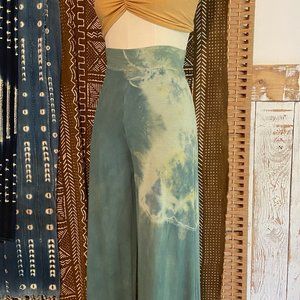 Hemp/Organic Cotton Wide Leg High Waisted Fleece Bliss Pants